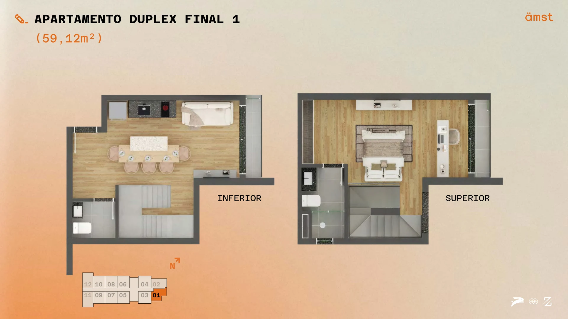 Planta Duplex Final 01 AMST Curitiba